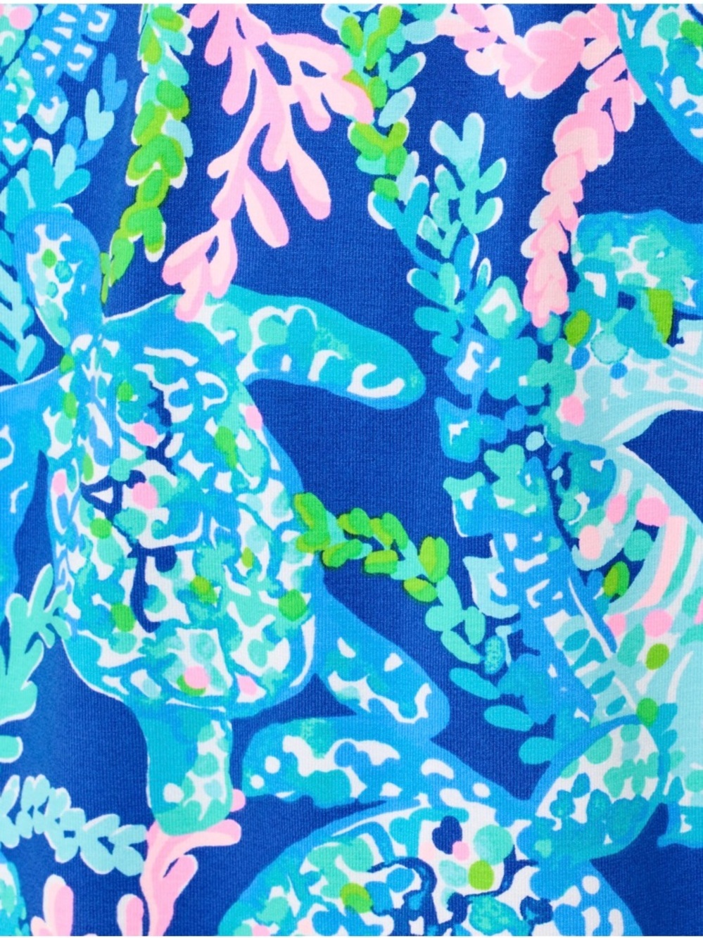 NWT Lilly Pulitzer XL Parigi Skort Romper “Corsica Blue Turtle Villa” - Picture 5 of 8
